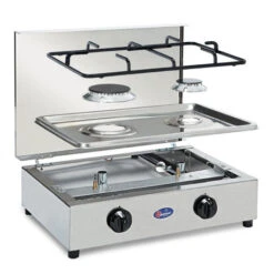 Parker® Fornello A Gas 2F Inox -Campeggio Attrezzatura Negozio fornello a gas inox 200 2