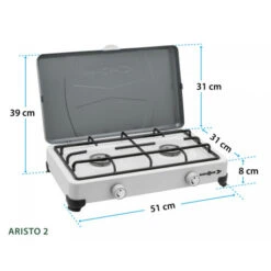 Fornello Brunner Aristo 2/30 -Campeggio Attrezzatura Negozio fornello aristo 2 3