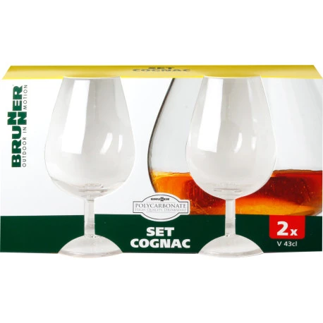 Set Bicchieri Brunner Cognac 3 Set Bicchieri Brunner Cognac