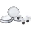 Brunner Set Pralin -Campeggio Attrezzatura Negozio set piatti melamine set cosmic brunner
