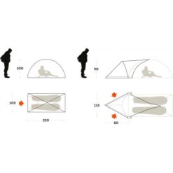 Tenda Ferrino Blizzard 2 -Campeggio Attrezzatura Negozio tenda ferrino blizzard 2 spedizioni monotelo estreme nuova paleria 2