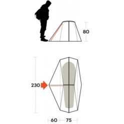 Tenda Ferrino Grit 1 -Campeggio Attrezzatura Negozio tenda grit 1 2