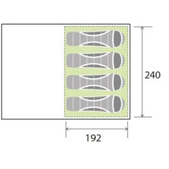 Tenda Brunner Lamar 4 -Campeggio Attrezzatura Negozio tenda lamar 4 3