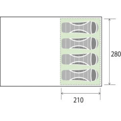 Tenda Brunner Pure 4 -Campeggio Attrezzatura Negozio tenda pure 4 8